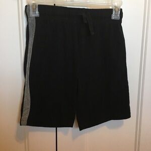 Black and gray boys size medium 7/8 shorts nwot